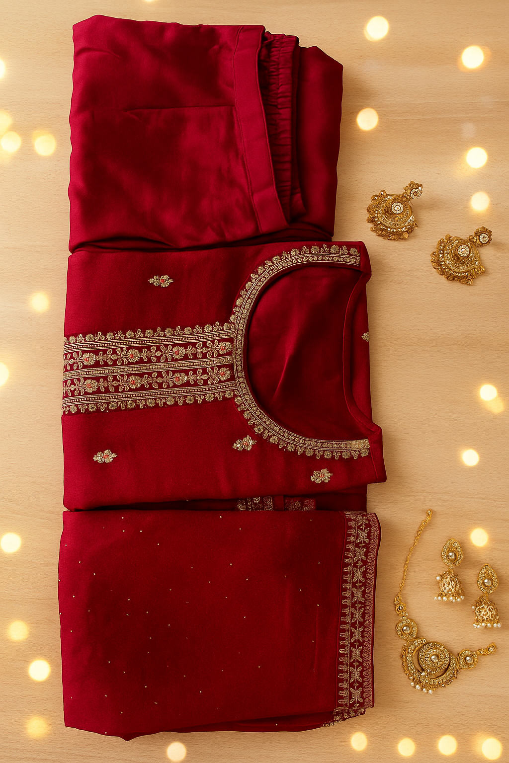 Rani Pink Silk Stitched Salwar Suit